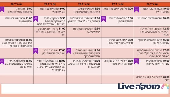 השבוע במוטק'ה live