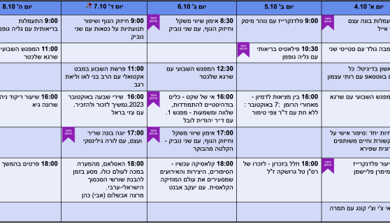  השבוע במוטק'ה live